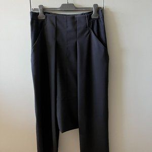 Rick Owens Cropped Stretch-Wool Trousers